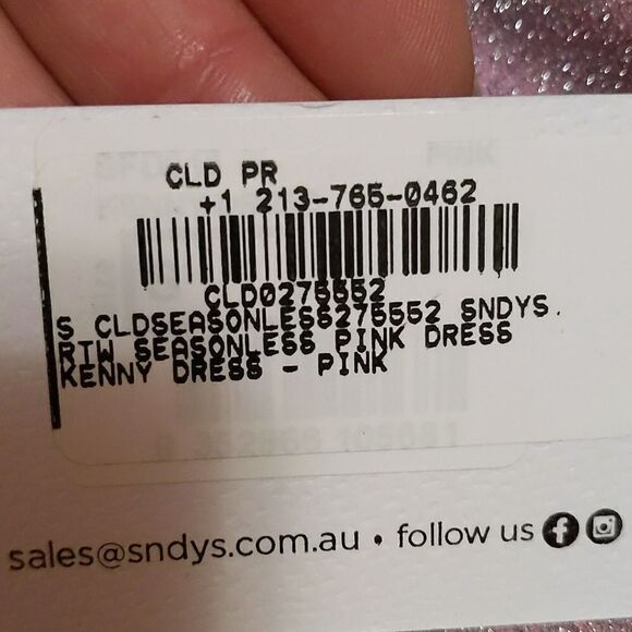 SNDYS Sundays The Label Kenny Dress in Pink S NWT - Picture 4 of 7